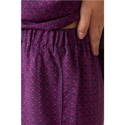 Пижама жен: куртка, шорты Mia Cara AW23WW320 Plum Jam сливовый