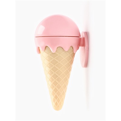 Игрушка для кошек из кошачьей мяты «Мороженное» на основании, 5×4 см, розовая