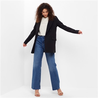 Пиджак женский MINAKU: Classic, чёрный, размер 46