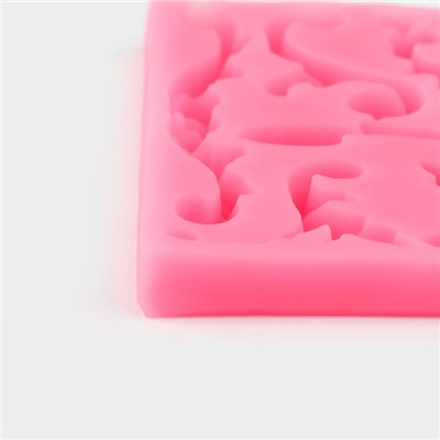 Молд «Вензельный оттиск», 9.8×9.8 см, МИКС
