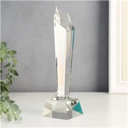 Фигурка стекло «Стела наградная. Звезда-кристалл», 24×7×5.5 см