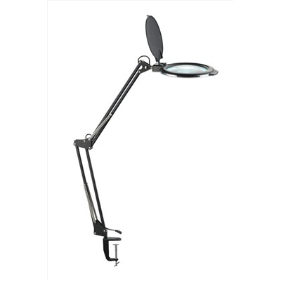 Planet Nails Лампа-лупа настольная / Magnific Black, 5 диоптрий KRISTALLER, 1130641