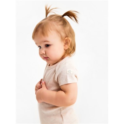 Боди Крошка Я Melange, рост 86-92, бежевое