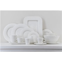 Салатник фарфоровый Magistro Rodos, 1,4 л, 20×9 см, цвет белый