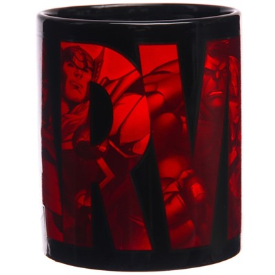 УЦЕНКА Кружка-хамелеон, черная, 330 мл «Супер-герои», Мстители