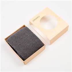 Носки мужские MINAKU серый, р-р 41-45 (25-28 см)