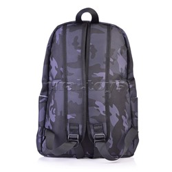 Рюкзак подростковый, 1 основное отделение на молнии, 1 фронтальный карман на молнии, 2 боковых кармана, 1 карман на молнии на спинке, материал - плотный водонепроницаемый полиэстер с пропиткой, 41x31x21