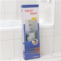 Стеллаж над стиральной машинкой, 65×25×152 см, чёрный