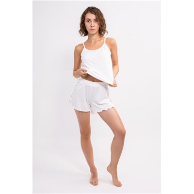 Пижама с шортами женская 85553 (Белый)