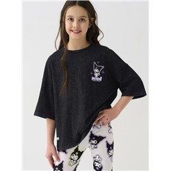 Фуфайка трикотажная для девочек (футболка)