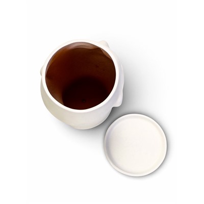 Горшок-органайзер «Голова», керамика, белое, 3 л, 21×19 см