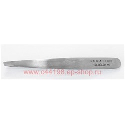 Luna Line Пинцет загнутый 10 см матовый 10-03-01