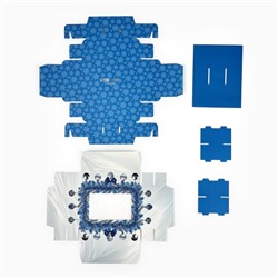 Коробка складная под 6 конфет новогодняя «Морозная роскошь», 13.5×9.5×3.5 см