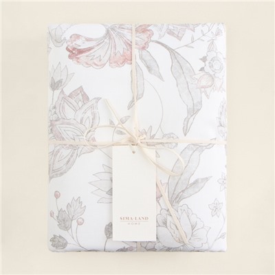 Пододеяльник 2-спальный SL Home Flower glade, 180×220 см, сатин