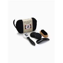 Подарочный набор дорожный для обуви «Идеальный мужчина»: щётка 2 шт., губка, лопатка