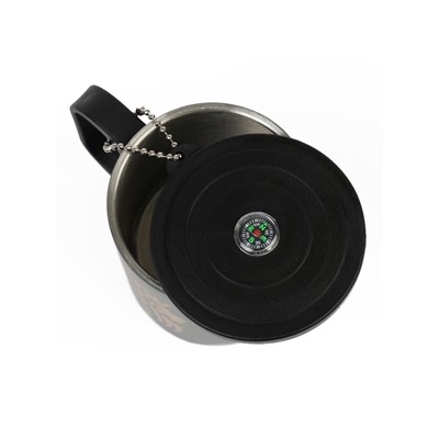 УЦЕНКА Термокружка, 180 мл, Туризм BOSS, сохраняет тепло 2 ч, компас