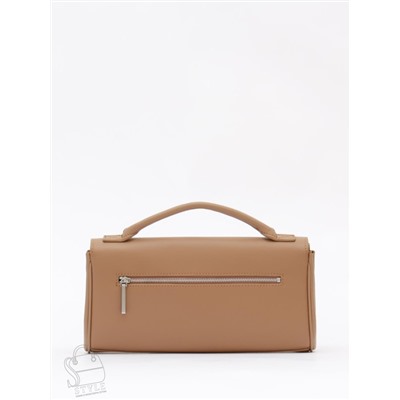 Сумка женская кожаная 5035PE apricot Polina&Eiterou