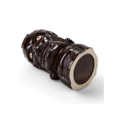 Стакан для коктейлей «Тики», 550 мл, унга джунга, керамика, чёрный