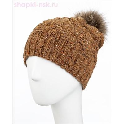 6817/1 MWH Колпак флис полоска 1/2 женский (56-58)