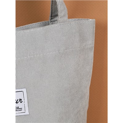 Сумка дамская шоппер 35х10х30 серый / MIR - 10 /уп 20/