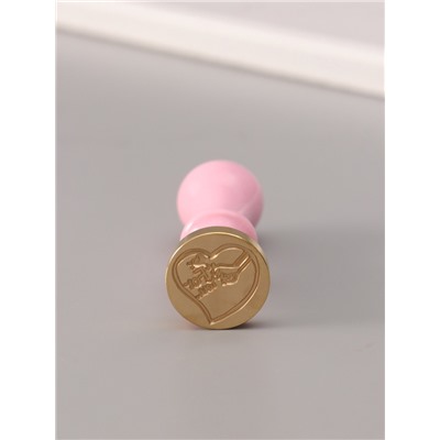 Подарочный набор для сургучной печати «Сердечко», печать, ручка, сургуч, 12.5×10×3.6 см