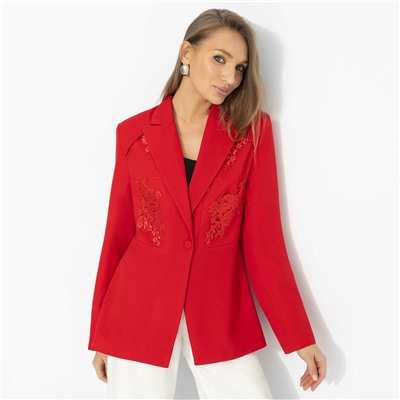 Жакет с кружевом на подкладе, Важный выход