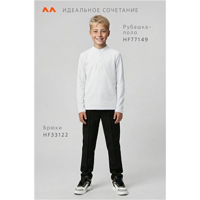 Рубашка-поло с длинным рукавом для мальчика Happyfox