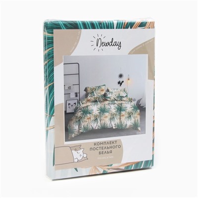 Постельное бельё евро Newday Happy moments, полисатин