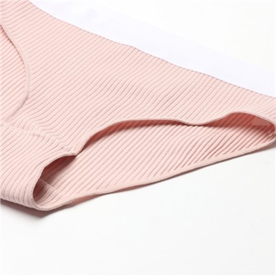 Трусы женские слипы MINAKU в рубчик, размер 40-42, бежевые