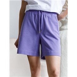 Шорты из тонкого премиального футера с эластаном