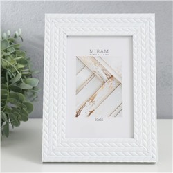 Фоторамка для фото 10×15 см «МИРАМ», пластик, (пластиковый экран)