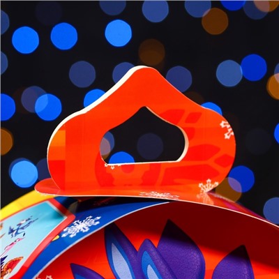 Подарочная новогодняя коробка «Турбозавры», Сундучок, 18.5×12.5×16.5 см