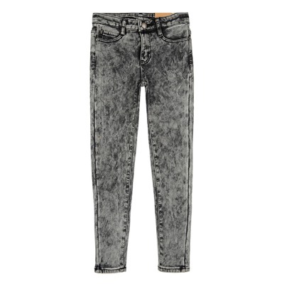 Джинсы, утепленные флисом, для девочки