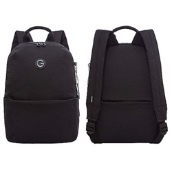 Рюкзак молодежный (Ж) RXL-520-2/1 черный 24х34х12 см GRIZZLY
