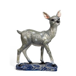 Фигура полистоун «Олененок зимний», 52×40 см
