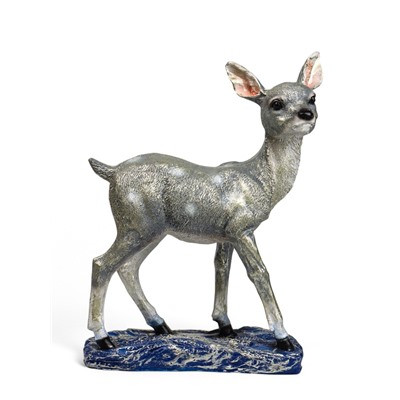 Фигура полистоун «Олененок зимний», 52×40 см