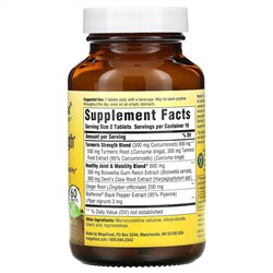 MegaFood, Turmeric Strength, средство для поддержки здоровья суставов, 60 таблеток