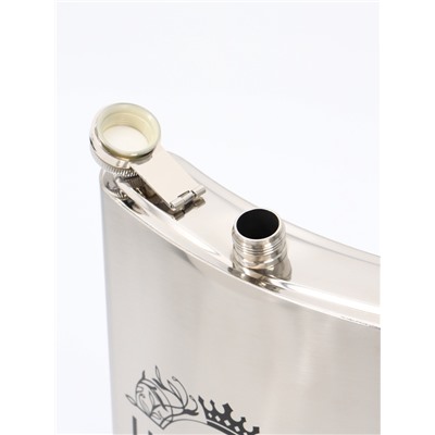 УЦЕНКА Фляжка для алкоголя «Царский стандарт», нержавеющая сталь, подарочная, 1.92 л, 64 oz