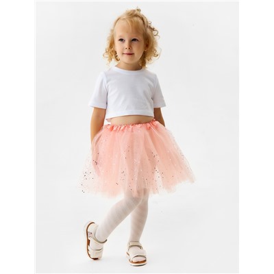 Юбка детская KAFTAN «Сияние», пудровая, длина 30 см