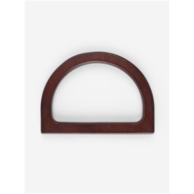 Ручки для сумки деревянные, 12×8.5 см, 2 шт., тёмно-коричневые