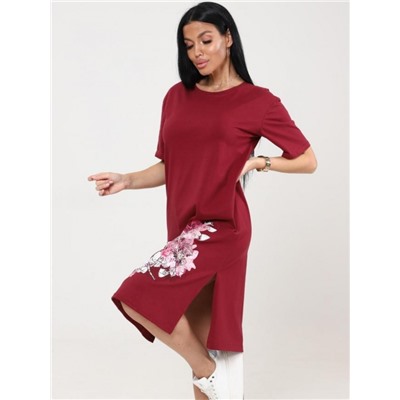 Туника "Антуриум" (Бордовый)