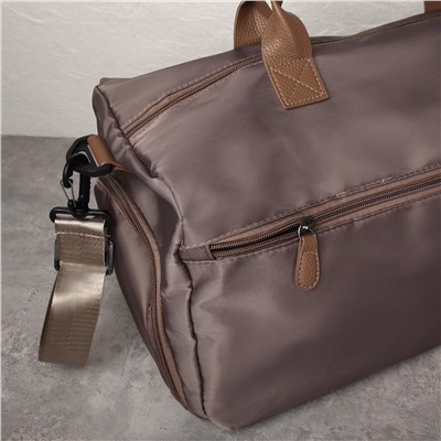 Сумка дорожная 44х22х23 см / BAG-BAG-9907/2 /уп 40/коричневая
