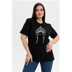 8584 футболка унисекс (Черный_кокошник)