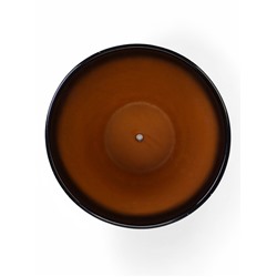 Горшок для цветов «Гранит», 8 л, d=29.5 см, h=33 см, керамика, с поддоном, чёрный