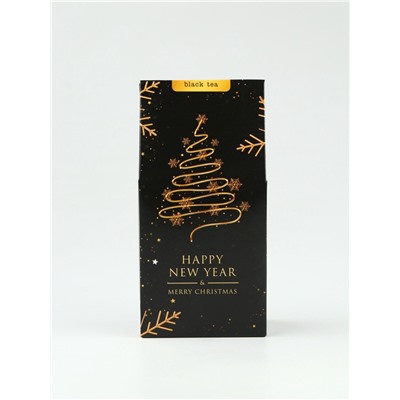 Чай черный новогодний подарочный «Золотая ёлка», 50 г