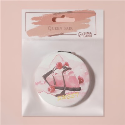 Зеркало складное BEAUTY, с увеличением х2, d=7 см, рисунок МИКС