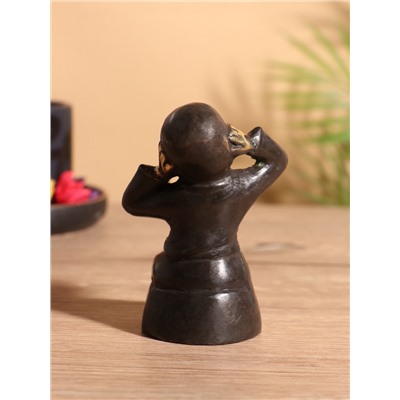 Сувенир «Монах», 7×6×10 см, бронза