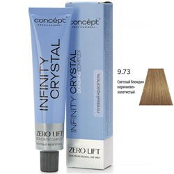 CONCEPT Infinity Crystal Гелевый полуперманентный краситель для волос 9/73 светлый блондин коричнево-золотистый 60 мл