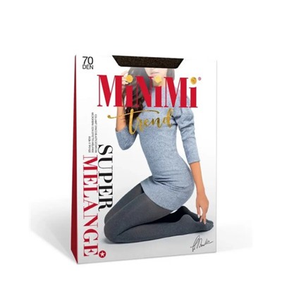 Колготки теплые, Minimi, Melange 70