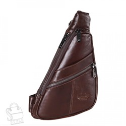 Рюкзак мужской кожаный 1211-1Z brown Zinimxs